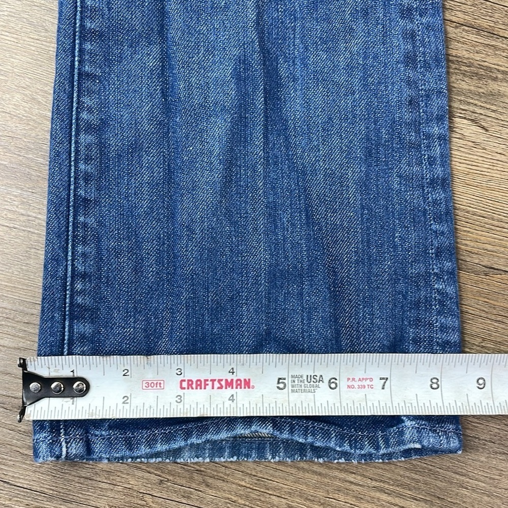 7 for All Mankind Women’s Bootcut Jeans, embellished back pockets, size 28 - Picture 9 of 15